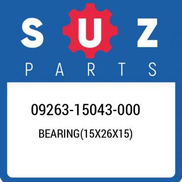 09263-15043-000 Suzuki Bearing(15x26x15) 0926315043000, New Genuine OEM Part
